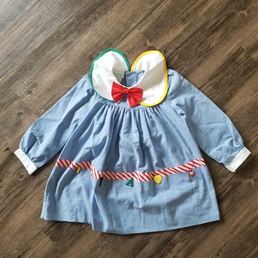 Vintage Rare Editions Smocked School Shirt